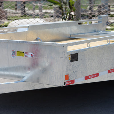 2026 Triumph 80x14 Galvanized Utility Trailer