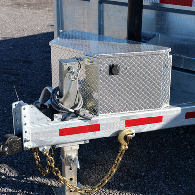 2026 N & N 7x16 Galvanized Dump Trailer