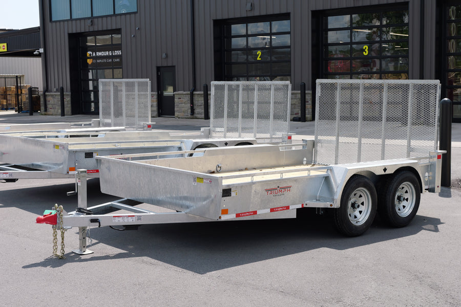 2026 Triumph 80x12 Galvanized Utility Trailer