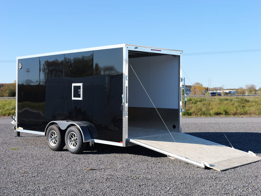 2027 7x16 Homestead Enclosed Snowmobile Trailer