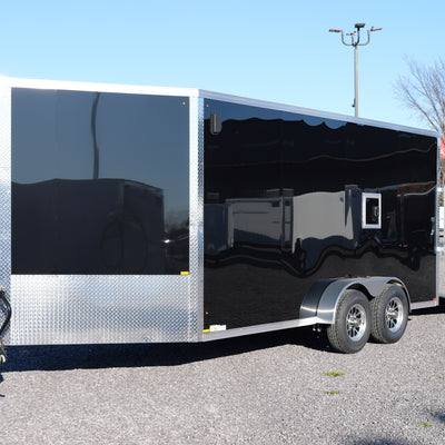 2027 7x16 Homestead Enclosed Snowmobile Trailer