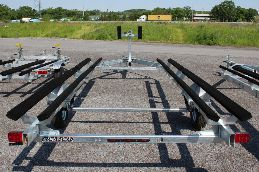 2026 Remeq 18'-22' Galvanized Pontoon Trailer