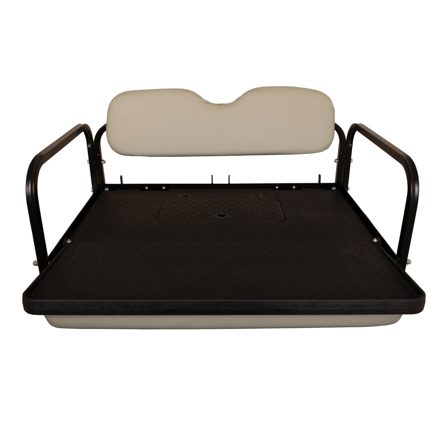 GTW® MACH3 Rear Flip Seat for Yamaha G29-Drive - Stone Beige (Years 2007-16)