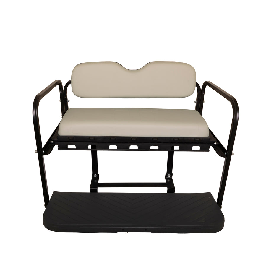 GTW® MACH3 Rear Flip Seat Yamaha Drive2 (Years 2017-Up) - Stone