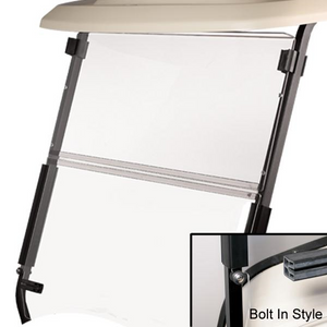 EzGo TXT 1994-2013 Fold Down Acrylic Windshield - Clear