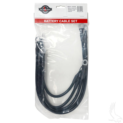 Battery Cable Set For Club Car Precedent w/ 8V Batteries